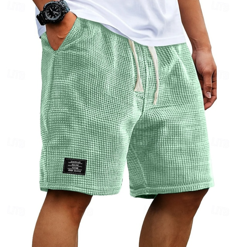 Martin - Men's Waffle-Knit Drawstring Shorts