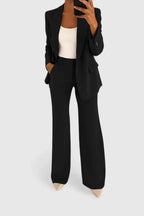 Matilda - Women's Oversized Blazer & Flare Trousers Suit Set