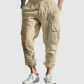 Matteo - Men's Cotton Straight Leg Cargo Pants 1