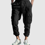 Matteo - Men's Cotton Straight Leg Cargo Pants 5