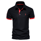 Nicholas - Men's Contrast Trim Short Sleeve Polo Shirt 2