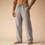 Orson - Men's Drawstring Linen Trousers