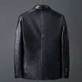 Robert - Men's Black Leather Biker Jacket 2