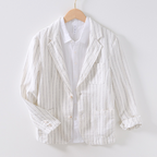Robert - Men's Linen Single-Breasted Slim Fit Blazer 3