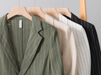 Robert - Men's Linen Single-Breasted Slim Fit Blazer 7
