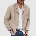 Robert - Men's Single-Breasted Notched Lapel Blazer 3