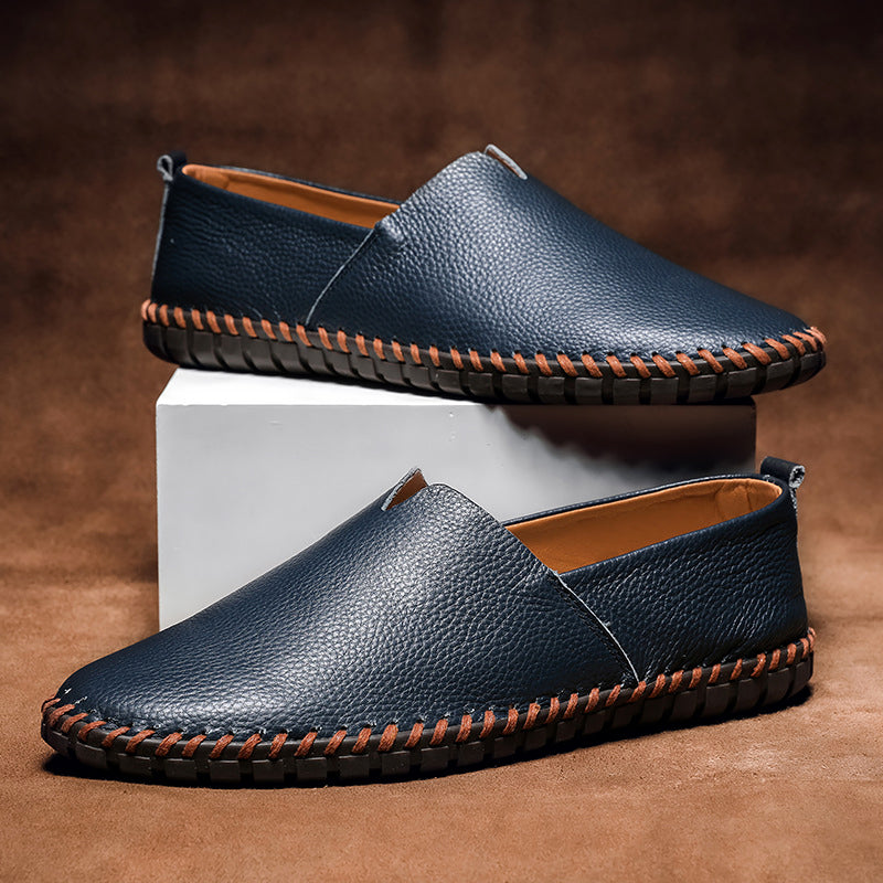 Sawyer - Men's Leather Slip-On Loafers 1