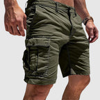 Sean - Men's Cargo Shorts with Flap Pockets