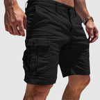 Sean - Men's Cargo Shorts with Flap Pockets