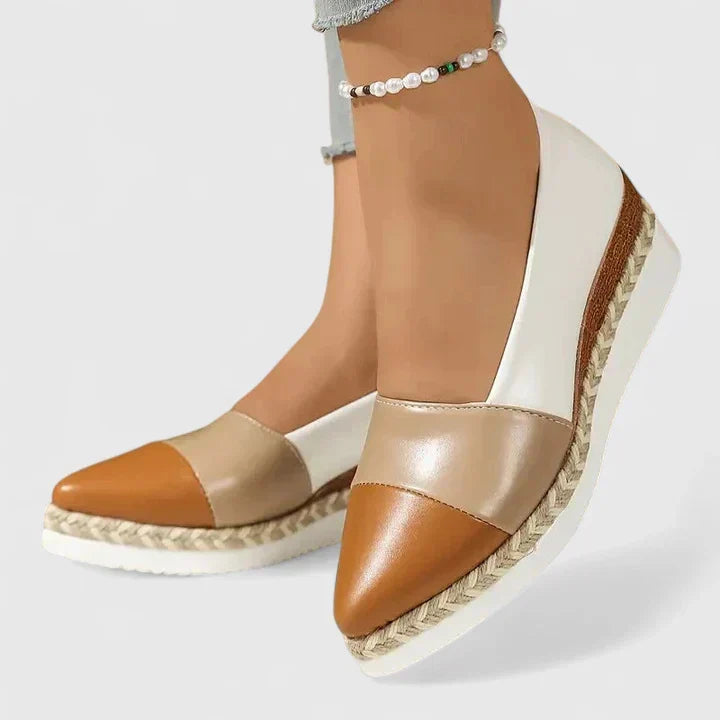 Sevyn - Women's Metallic Espadrille Loafers