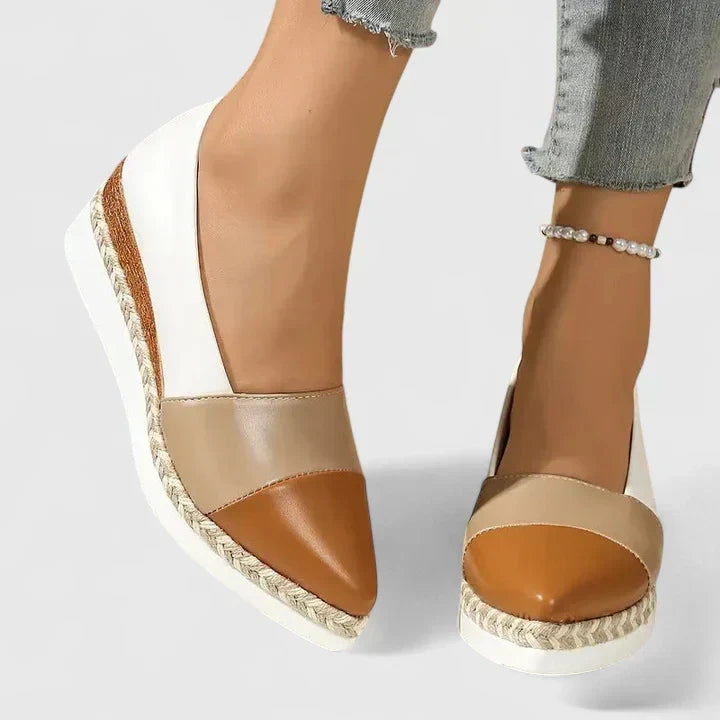 Sevyn - Women's Metallic Espadrille Loafers