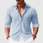 Theodore - Men's Button-Down Cotton Short Sleeve Shirt 1