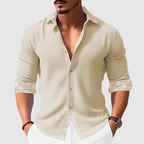Theodore - Men's Button-Down Cotton Short Sleeve Shirt 2
