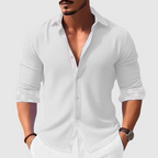Theodore - Men's Button-Down Cotton Short Sleeve Shirt 4