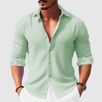 Theodore - Men's Button-Down Cotton Short Sleeve Shirt 5