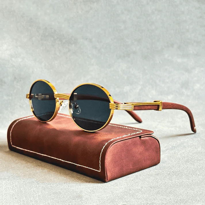 Tulum - Oval Frame Tinted Lens Sunglasses 1
