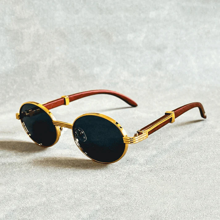 Tulum - Oval Frame Tinted Lens Sunglasses 2