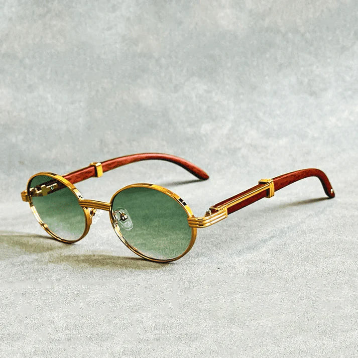 Tulum - Oval Frame Tinted Lens Sunglasses 3
