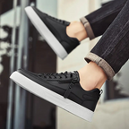 Weston - Men's Leather Low-Top Sneakers 10