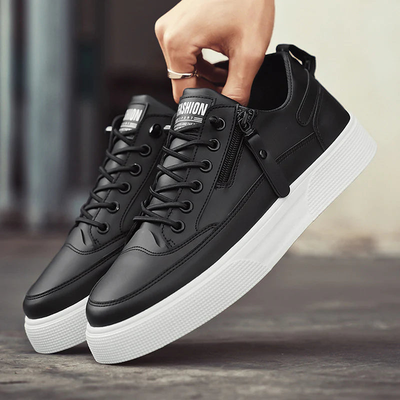Weston - Men's Leather Low-Top Sneakers 3