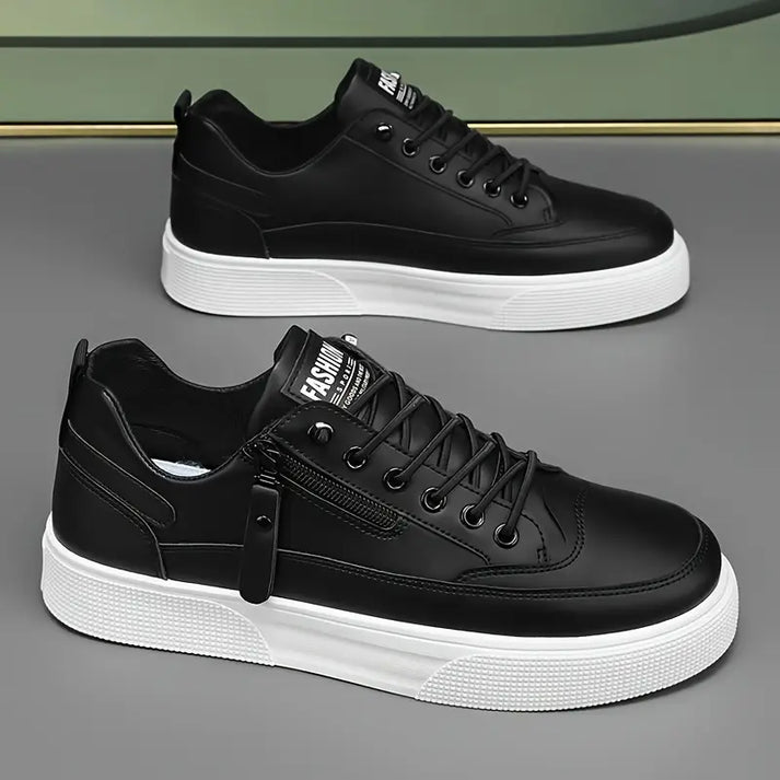 Weston - Men's Leather Low-Top Sneakers 4