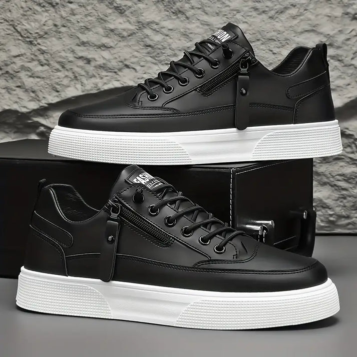 Weston - Men's Leather Low-Top Sneakers 6