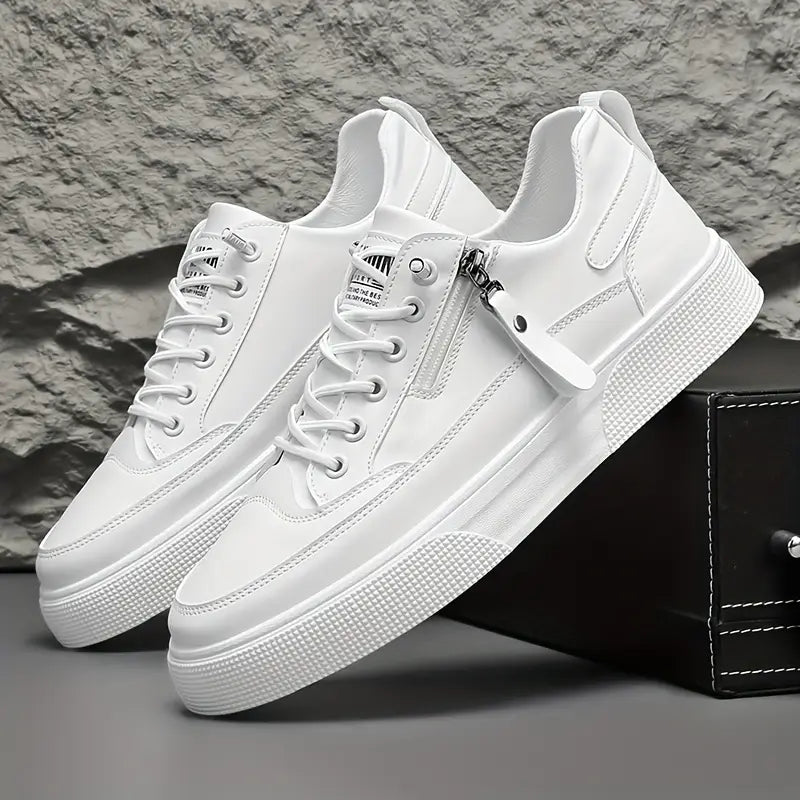 Weston - Men's Leather Low-Top Sneakers 7