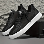 Weston - Men's Leather Low-Top Sneakers 8